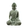 Decorative Figurines Small Buddha Statue Ornament Yoga Rustic Oriental For Meditating Desktop Office Indoor Desk