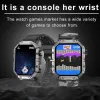 Relojes GW55 Smart Watch Compass Bt Llame a 2.02 pulgadas Pantalla grande 3atm IP68 Monitor de frecuencia cardíaca impermeable deportes al aire libre Smartwatch Men