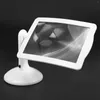 Bowls Portable Desktop 3X Magnifier Led 180 Degree Rotatable Desk Lamp Lighting Loupe Reading Glass For Writing Tool