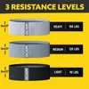 3PCS Fitness Rubber Band Elastic Yoga Resistance Bands Set Hip Circle Expander Gym Booty Home Workout 240410