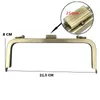 10pcs 21.5cm Metal HandBag Frame Purse Women Clutch Bag Accessories Kiss Clasp Lock Part