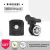 Hanluoke W265 vervangende bagageruimwielen voor koffers reparatie Caster Bagage Onderdelen Trolley Rubber Black Wheel