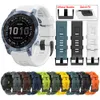 Quickfit 22 mm 26 mm Pasek do Garmin Fenix ​​7x 7 Solar/6x 6 Pro 5 5x Plus 3 3HR/Epix Smartwatch Watch Bransoletka silikonowa 1: 1