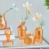 Gouden vaas decoratieve vaasglas tafelblad vaasflessen heldere glazen vazen voor centerpieces home decor votiefhouder