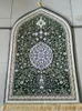 Gedrukte gebedsmat voor moslim ramadan flanellen aanbidding knielen deken Anti slip tapijten draagbaar reisgebeden Tapijt Ramadan cadeau 240418