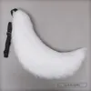 Handmade Plush Fox Tail Cosplay Costumes Props Wolf Tail Sexy Fox Tail Adjustable Belt Anime Accessories Kawaii Faux Fur Tail