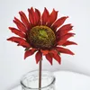 Fiori decorativi artificiale girasole fiore fai -da -te bouquet home office desktop decorazione balcone decorazione per matrimoni decorazioni da giardino falsa