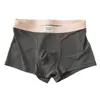 Underpants Männer Shorts Patchwork Farbe Elastischer Bund mit 3D U-Convex-Netz für bequem