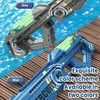 Jouet à armes à eau à LED électrique tir continu entièrement automatique Lumineux Lumineux Blaster Beach Summer Pool Pool Pool pour adulte grenier cadeau