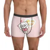 Hommes mignon mochi pêche de pêche boxer short sabot sous-vêtements doux kawaii ours humour masculin s-xxl samis