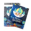 Lagringspåsar 500 st/parti 4 stilar tecknad julstil maila plastpostare bubblor väska poly courier kuvert express