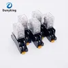 JQX-13F HH62P High Power Relay Coil Algemene DPDT Micro Mini Electromagnetic Relay Switch met Socket Base AC110V220V DC12V24V5A