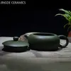 100 ml yixing teiera di argilla viola fatta fatta a mano Xishi Beauty Tea Infuser RAW Green Mud Tea Kettle Set da tè cinese Zisha
