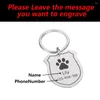 Tag del cane etichette per animali domestici cucciolo cat collare nome targa accessori Nome messaggio forniture personalizzate in acciaio inossidabile personalizzato