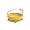 Cat Bowl High Foot Hunde Schüssel Halsschutz Katzen Haustier Wasser Schüssel Antitip Binaal Haustier Fütterung Katzen-Accessorie Haustier Gatos