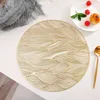 Tafelmatten Noordse wind holle PVC Western Placemat Thermische isolatie Decoratieve mat Waterdicht en oliebestendig huishoudelijk onderzetters