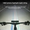 Light Bicycle en offbondage 2600Lumen Bike Front Light 8000mAh ACCESSORIES DE LAMILLE DE PLASSE USB IMPLIPAGE ACCESSORES DE COLLET MTB ROUTE MTB