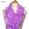 Party Decoration 2m Fancy Dress Costume Fluffy Cosplay Feathers Feather Boa Strip Grament Accessärer Kappalduk