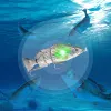 Kunstmatige slimme aas voor kunstaas voor het vissen Swimbait Elektronische robotachtige USB Nieuw oplaadbaar LED -licht Zelfzwemmen 13cm45G