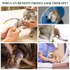 PUPCA Cold Laser Therapy Vet Device for Pets 650nm 808nm Lindra smärta och obehag hos husdjurs hemljusterapi för hund och katter