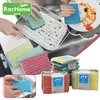 Kitchen Cleaning Cloth Dishwash Sponge Cleaning Sponge Linoleum Dish Cloth Sponge Scrubbing Pad 12pcs Non-stick Oil Scouring Pad