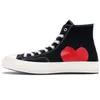 Sneakers High Top degli anni '70 Designer Sneaker Sneaker da donna All Star Classic 70 Chucks Taylors Basso Eye Multi-Heart Eyes Black Pink Fladers Sports Allenatori sportivi