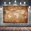 Moderne Gekleurde World Map Wall Art Poster En Prints Canvas Schilderij Voor Woonkamer Home Decor No Frame