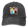 Bollmösningar Summer Cap Sun Visor Zipper N Robbie Hip Hop Silent Hill Cowboy Hatt toppade hattar