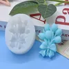 Baking Moulds 3D Tulip Flower Bundle Silicone Mold Fondant Chocolate Cake Decorating Dessert Making Molds DIY Candle Resin