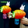 Piaska zabawa woda zabawa bąbelki bąbelkowe bąbelki bąbelki kreskówka rabbit 12 otworów bąbelki maszynowe automatyczne dmuchawę na zewnątrz zabawki dla dzieci L47