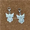 Charms 100Pcs Lots Alloy Flower Wing Floating Lobster Clasps Charm Pendants For Jewelry Making Bracelet Necklace Diy Accessories 17 8X Ot5Cr