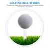 5 pcs Golf Plastique Rangel Shelf Flexible Golfs Tees Practice Mat Silicone Gel Gel Resiste Balles Balls