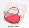 26 couleurs Diamond Red Heart Eight Sacs d'empilement Femme Designer Chic en ramias en acrylique Bourses de soirée pour les pochettes de fête de mariage