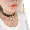 Chokers Gothic Black Spiked Punk Choker Kragen Spikes Nieten Nieten besetzt Chocker Halskette für Frauen Männer Bondage Cosplay Goth Je Dhgarden Dhbvn