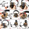 Tciheadset tactical ptt u94 kit y-line kit tactical casque comtac ii microphone de casque ipsc pour la prise de vue peltor aérien écouteur