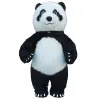 Giant China Panda Uppblåsbar kostym Street Funny Mascot Costume Party Cosplay Plush Doll Uppblåsbar