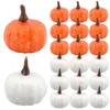 Decorative Flowers 24pcs Mini Fall Wedding Artificial Pumpkin Foam Home Garden Table Centerpiece