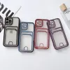 Placcuggista Luxury Trasparent Wallet Card Case del telefono per iPhone 14 11 12 13 Pro Max xs XS XR 6S 7 8 più SE Shockproof Cover