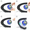 Globe C Forme Magnétique Lévitation flottante Globe World Carte avec des cadeaux LED Ligh