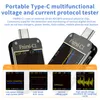 FNIRSI-C1 TYPE-C PD TRIGGER USB-C電圧計量計量充電プロトコルテストパワーバンクPCソフトウェア4〜24V付きUSBテスター