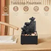 Figurines décoratives Desktop Waterfall Decoration Creative Flover Water Ornaments Small Living Room Office Fountain