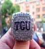 2014 Horned Frogs Big 12 Anello con vetrina in legno Souvenir Men Fan Gift Drop Shipping2350004