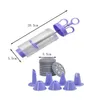 Confectionery Cookie Cream Nozzles Making Pastry Cake Decorating Gun Baking Tool Syringe Extruder Kitchen Gadget DIY Accessories