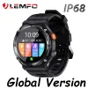 Orologi Lemfo C21Pro IP68 Smart Watch Men Global Version Lingua Bluetooth Chiama Monito