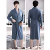 Robe de douche modale douce et adaptée à la peau en vrac grande taille élastique 4xl Sommet Sumound confort de peignoir respirant kimono