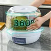 Storage Bottles Rotating Rice Bucket Box Kitchen & Organization Household Large-capacity Grain Insect-proof And Moisture-proof