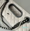 2024 Handmade Workshop Pearl Chain Bag Vintage Luxury Bag Shoulder Bag Underarm Designer chanellyBag Tote