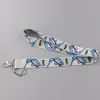 Симпатичная акула Lanyard для ключа идентификационной карты, ремни для тренажерного зала, ремни USB держатель значков DIY, шейный ремешок для подвесной веревки телефона аксессуары