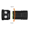 QH18 Diving Flashlight Torch LED 20000Lumens Underwater Lighting 80m Waterproof Tactical Torch For Camera Video Fill Light LED