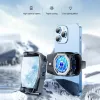 X91 Cell Phone Cooler Portable Mobile Phone Radiator Phone Cooling Fan Dissipate Heat Cooling Phone Temperature For Gaming